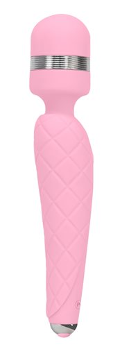 PILLOW TALK CHEEKY WAND W/SWAROVSKI CRYSTAL PINK