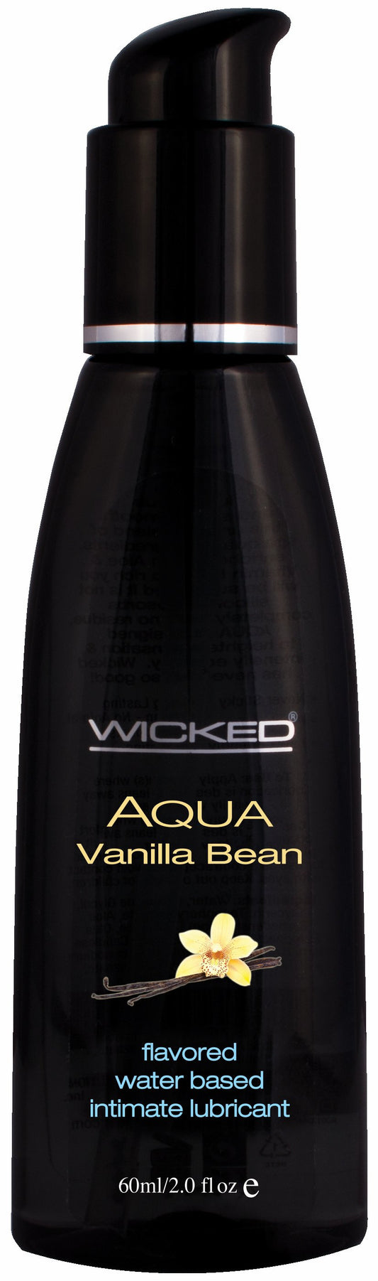 WICKED AQUA VANILLA BEAN LUBE 2 OZ