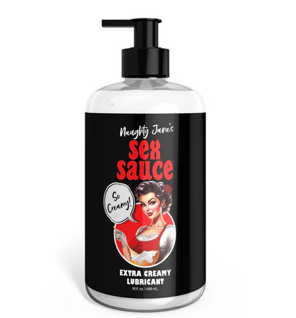 SS NAUGHTY JANES SEX SAUCE EXTRA CREAMY LUBE 16 OZ