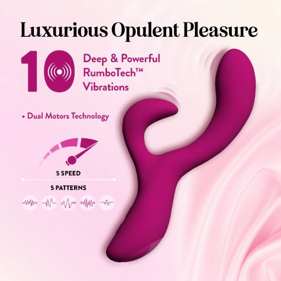 QUINN RABBIT VIBRATOR BURGUNDY