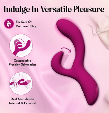 QUINN RABBIT VIBRATOR BURGUNDY