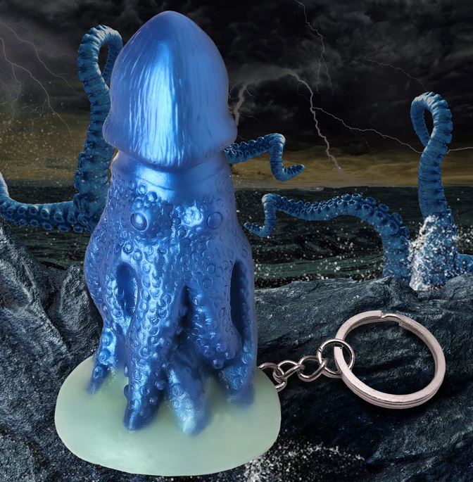 CREATURE COCKS COCKTOPUS SILICONE KEYCHAIN