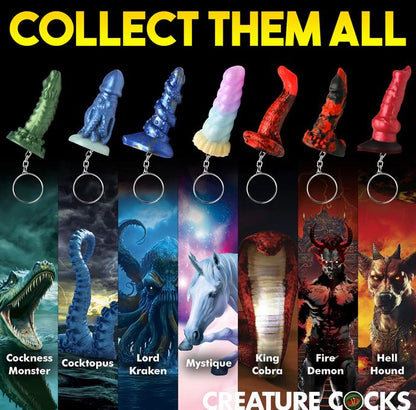 CREATURE COCKS COCKTOPUS SILICONE KEYCHAIN
