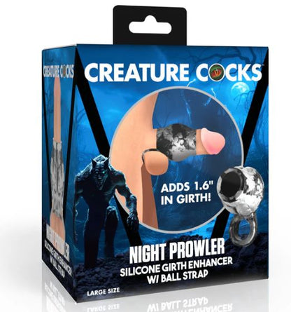 CREATURE COCKS NIGHT PROWLER SILICONE GIRTH ENHANCER LARGE