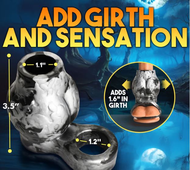 CREATURE COCKS NIGHT PROWLER SILICONE GIRTH ENHANCER LARGE