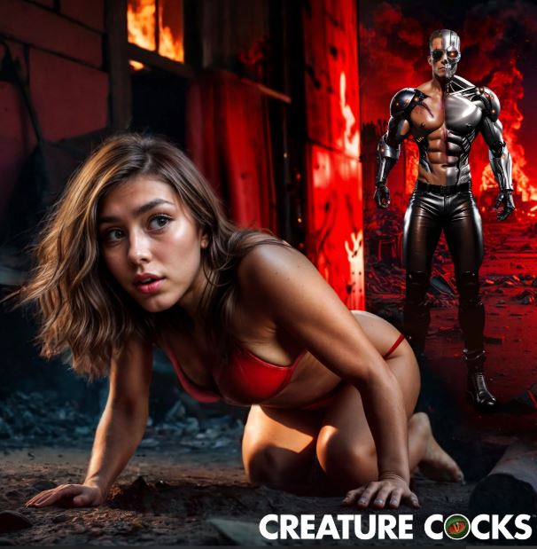 CREATURE COCKS CYBORG COCK THRUSTING & VIBRATING DILDO