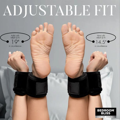 BEDROOM BLISS WRIST TO ANKLE RESTRAINTS
