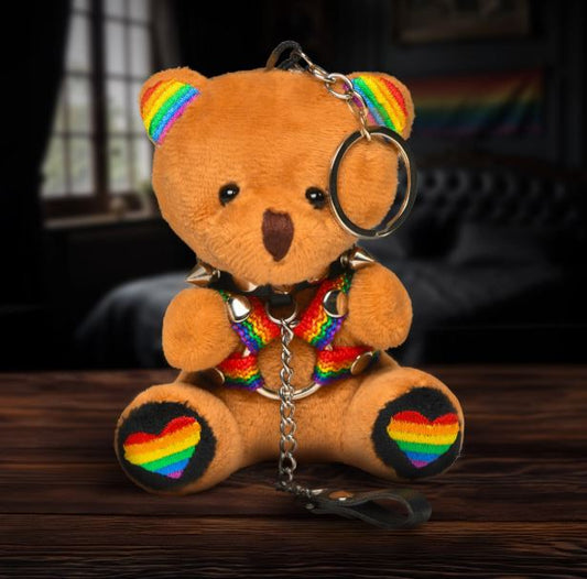 MASTER SERIES PRIDE BEAR KEYCHAIN