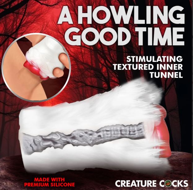 CREATURE COCKS SNOW SHE-WOLF SILICONE STROKER