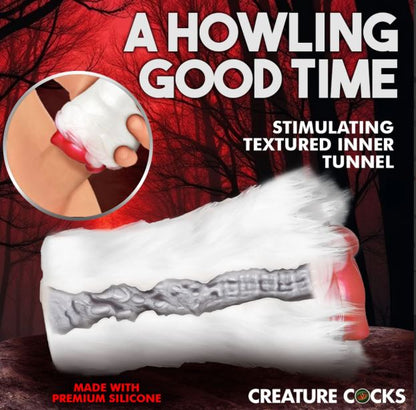 CREATURE COCKS SNOW SHE-WOLF SILICONE STROKER