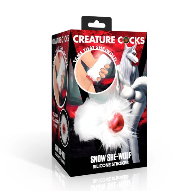 CREATURE COCKS SNOW SHE-WOLF SILICONE STROKER