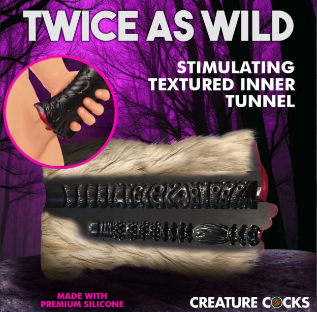 CREATURE COCKS SAVAGE SHE-WOLF SILICONE STROKER