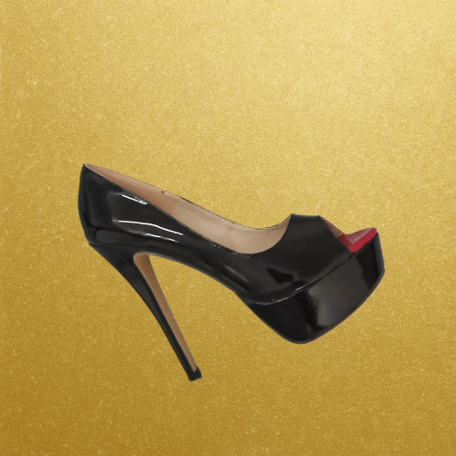 6in Sexy Peep-Toe Platform Heels