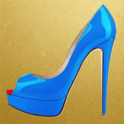 6in Sexy Peep-Toe Platform Heels