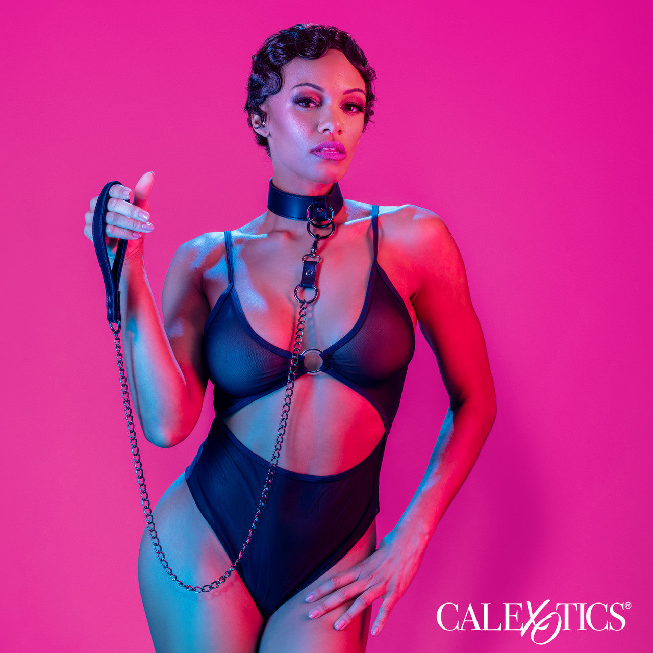 EUPHORIA COLLAR W/ CHAIN LEASH