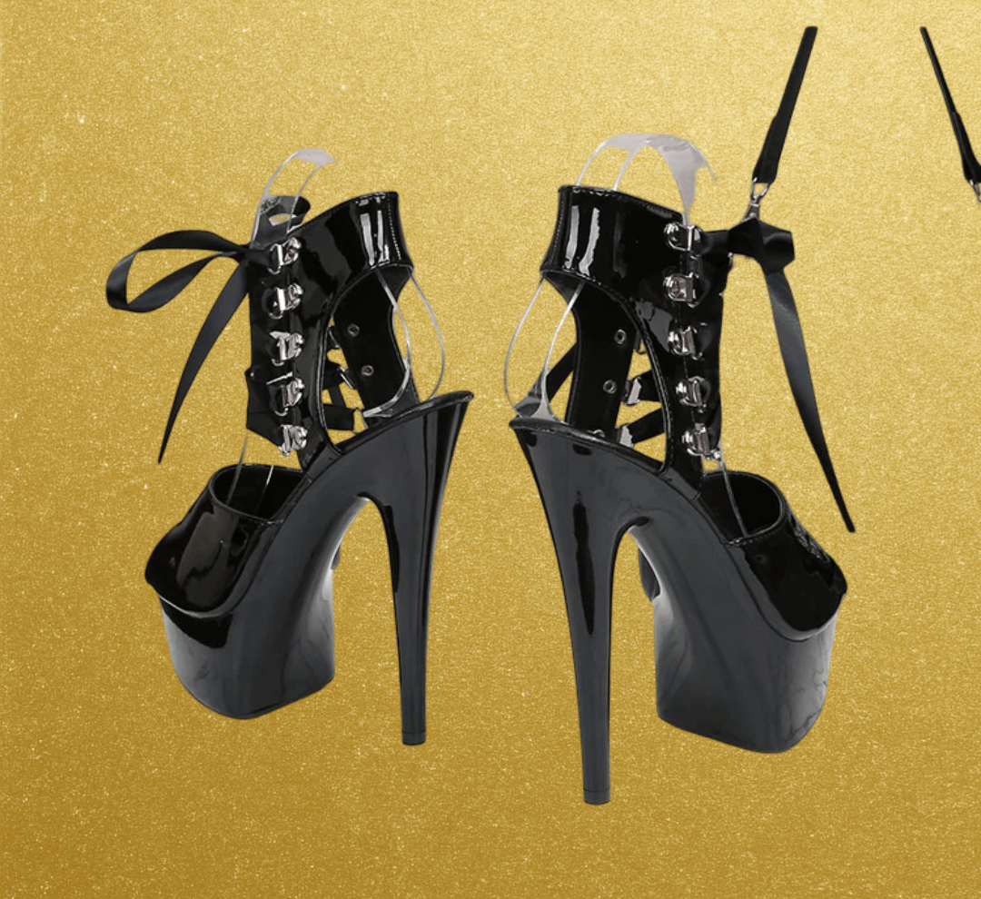 7in Laced Babydoll Platform Heels