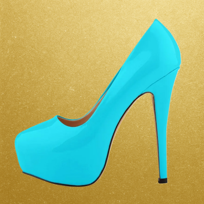 7in Rounded Toe Platform Heels  ~ Bold Colors for Every Mood