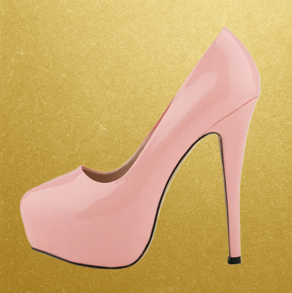 7in Rounded Toe Platform Heels  ~ Bold Colors for Every Mood