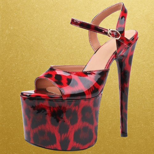 7in Sexy Print Platform Heels