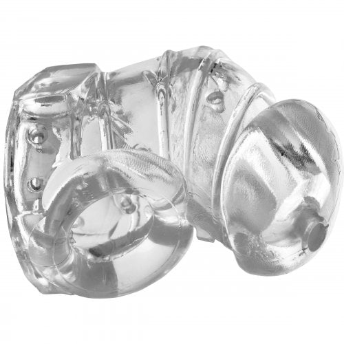 MASTER SERIES DETAINED 2.0 RESTRICTIVE CHASTITY CAGE W/ NUBS