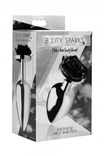 BOOTY SPARKS ROSE BUTT PLUG LARGE