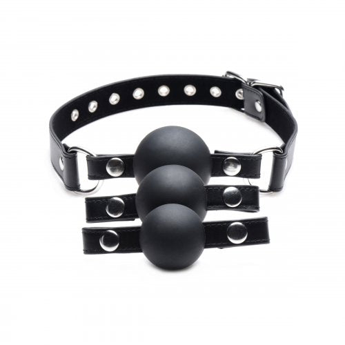 STRICT INTERCHANGEABLE SILICONE BALL GAG SET