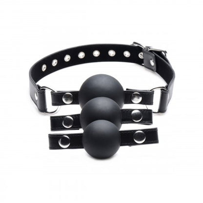 STRICT INTERCHANGEABLE SILICONE BALL GAG SET