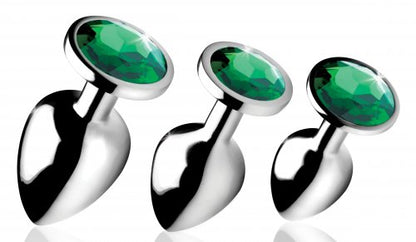 BOOTY SPARKS EMERALD GEM ANAL PLUG SET