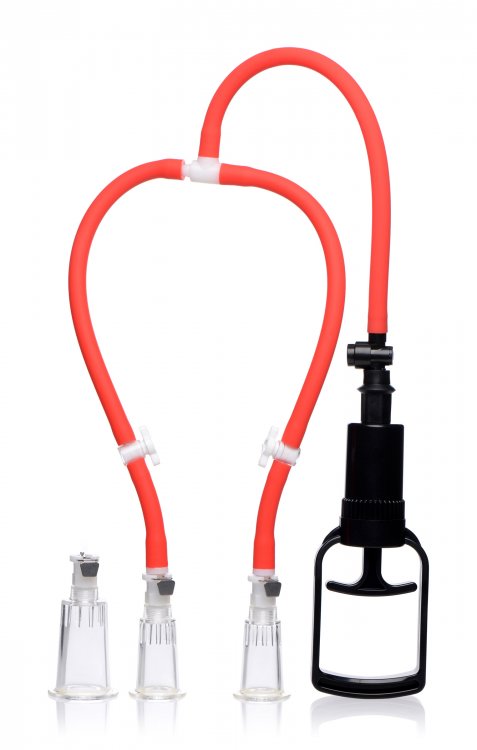 MASTER SERIES 3-WAY SUCK HER NIPPLE & CLIT PUMP SYSTEM