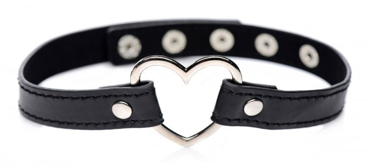 MASTER SERIES DARK HEART CHROME HEART BLACK CHOKER
