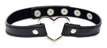 MASTER SERIES DARK HEART CHROME HEART BLACK CHOKER