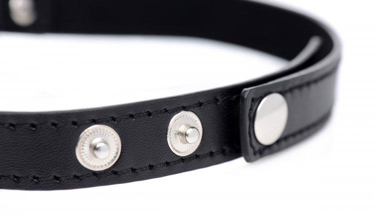 MASTER SERIES DARK HEART CHROME HEART BLACK CHOKER
