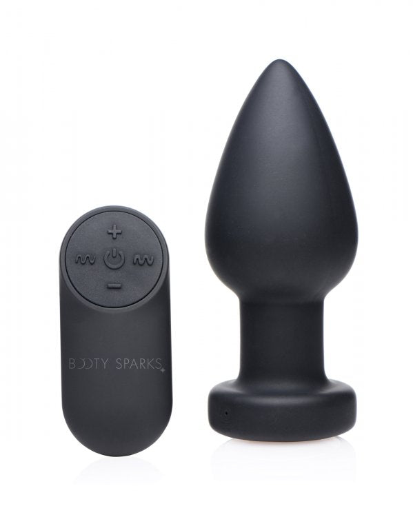 BOOTY SPARKS SILICONE LED PLUG VIBRATING LARGE