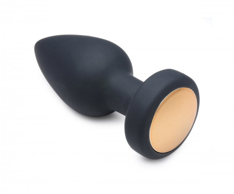 BOOTY SPARKS SILICONE LED PLUG VIBRATING MEDIUM