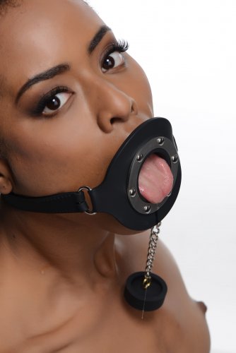 MASTER SERIES PIE HOLE SILICONE FEEDING GAG