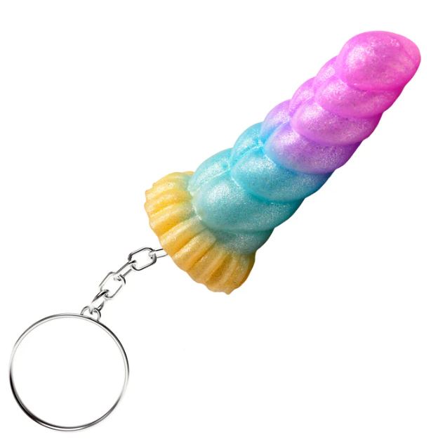 CREATURE COCKS MYSTIQUE UNICORN SILICONE KEYCHAIN
