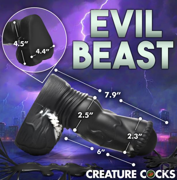 CREATURE COCKS VENOM SILICONE DILDO