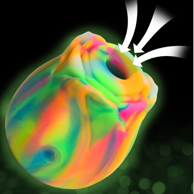 GLOW ROSE GLOW-IN-THE-DARK CLIT STIMULATOR