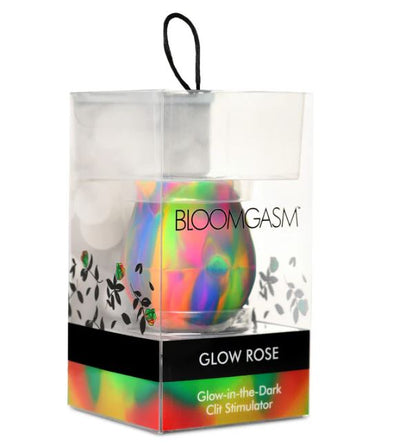 GLOW ROSE GLOW-IN-THE-DARK CLIT STIMULATOR