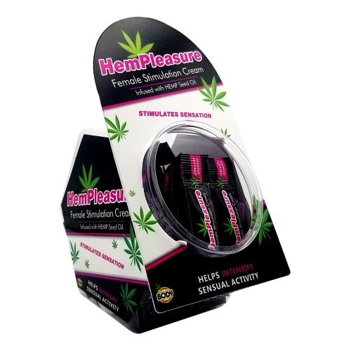 HEMPLEASURE FOR WOMEN SAMPLE PACKET 50 PC FISHBOWL DISPLAY