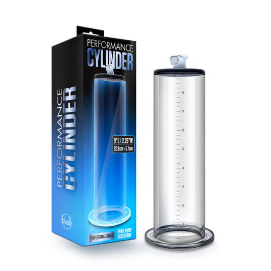 PERFORMANCE 9 IN X 2.25 IN PENIS PUMP CYLINDER CLEAR