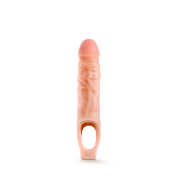 PERFORMANCE 9IN COCK SHEATH PENIS EXTENDER VANILLA
