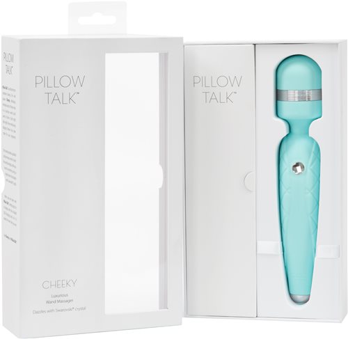 PILLOW TALK CHEEKY WAND VIBE W/ SWAROVSKI CRYSTAL TEAL