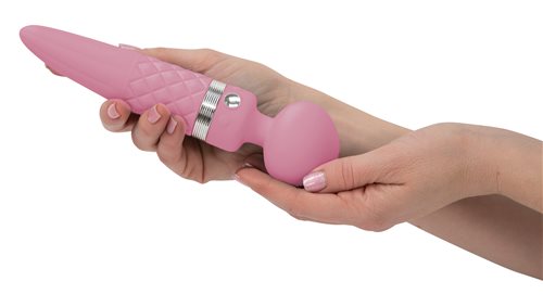 PILLOW TALK SULTRY ROTATING WAND PINK