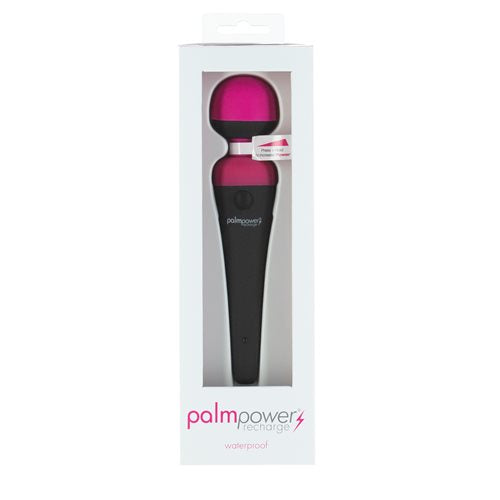 PALM POWER MASSAGER FUSCHIA RECHARGEABLE WATERPROOF