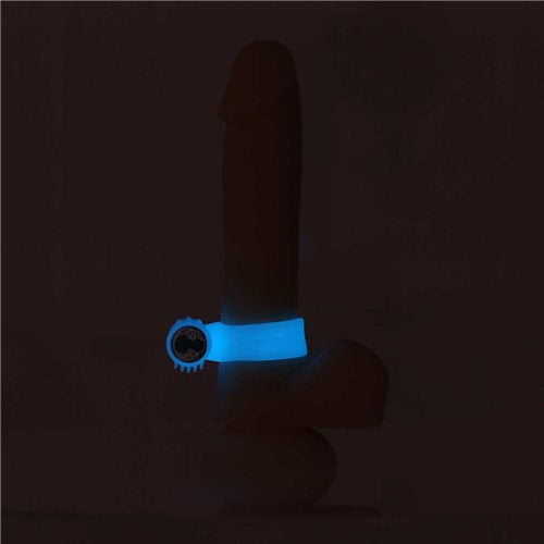 POWER BULLET COSMIC COCK RING W/ BULLET GLOW IN THE DARK