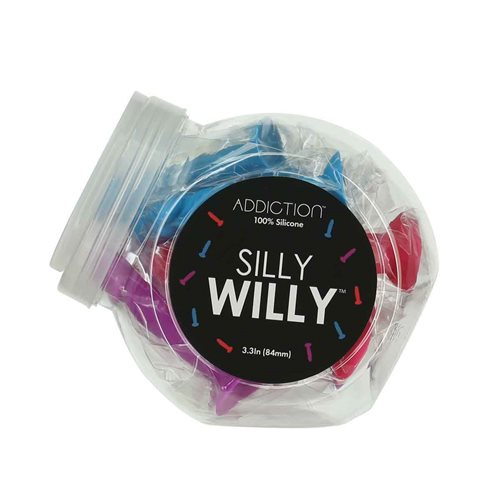 ADDICTION SILLY WILLY 3.3IN MINI DONGS 12PC DISPLAY