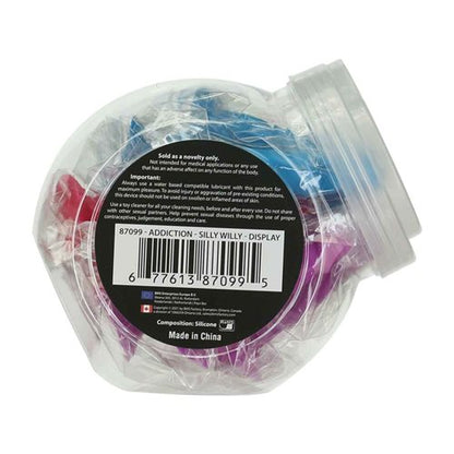 ADDICTION SILLY WILLY 3.3IN MINI DONGS 12PC DISPLAY