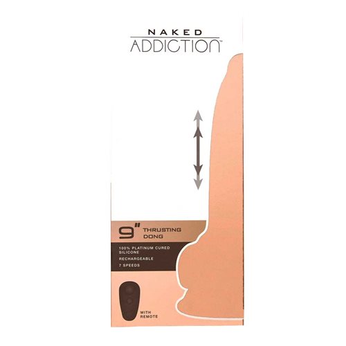NAKED ADDICTION 9IN THRUSTING DONG