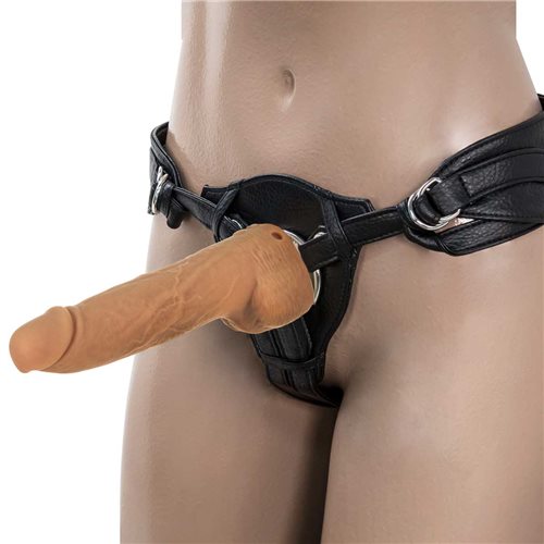 NAKED ADDICTION 9IN CARAMEL THRUSTING DONG W/ REMOTE